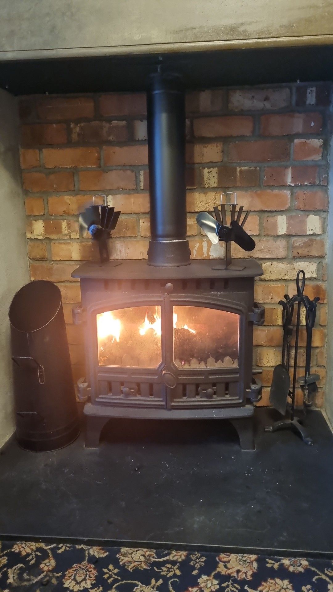 Traditional fireplace at the Prince of Wales